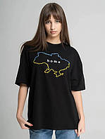 Футболка жіноча з вишивкою Home oversize p. L-XL. 2XL-3XL