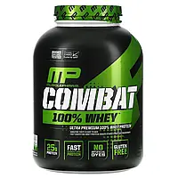 MusclePharm, Combat, 100% Whey Protein, печенье со сливками, 2269 г (5 фунтов)