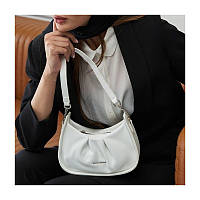 Женская белая элегантная сумка-клатч David Jones модная мини-сумка на плечо / кросс-боди эко-кожа