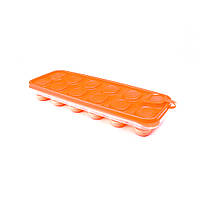 Форма для льда Omak Plastik DecoBella, оранжевая 50862
