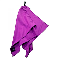 Полотенце спортивное микрофибра Фиолетовый 50*90 см, Быстросохнущее полотенце APEX