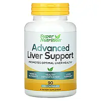 Super Nutrition, Advanced Liver Support, улучшенная поддержка печени, 90 вегетаринских капсул