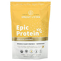 Sprout Living, Epic Protein, ваниль и лукума, 455 г (1 фунт)