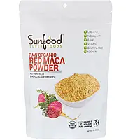 Sunfood, Порошок из необработанной органической красной маки, 227 г (8 унций)