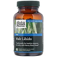 Gaia Herbs, Для мужчин мужское либидо, 120 веганских капсул Liquid Phyto-Caps