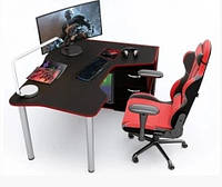 Комп'ютерний стіл геймерський Буст письмовий кутовий сучасний ігровий для пк комп'ютера геймера школяра геймерські столи