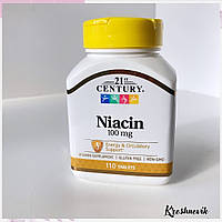 21 century Niacin Ніацин 100 мг, 110 таблеток