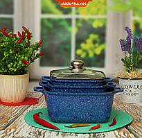 Набір каструль Benson BN-372 з 6 предметів