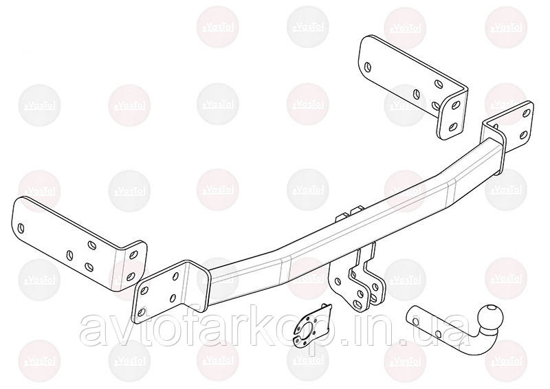 Фаркоп Kia Magentis (2005-2010)(Фаркоп Кіа Маджентис)VasTol, фото 1