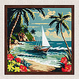 Картина за номерами Пейзаж. Сонячний берег 40*40 см Ідейка KHO 2781, фото 3