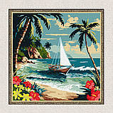 Картина за номерами Пейзаж. Сонячний берег 40*40 см Ідейка KHO 2781, фото 5