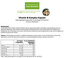 Комплекс вітамінів В1 + В2 + В6 + В12 + Фолієва кислота + Ніацин + Пантотенова кислота, 150 шт., Німеччина, фото 2