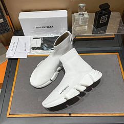 Eur36-45 Баленсіага Balenciaga Speed 2.0 Trainer Sock білі чоловічі високі кросівки з носком