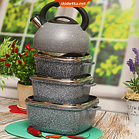 Набір каструль Benson BN-375 з 6 предметів