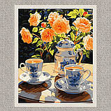 Картина за номерами Натюрморт. Чай в саду 40*50 см Ідейка KHO 5683, фото 2