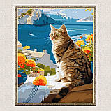 Картина за номерами Пухнастий котик на відпочинку 30*40 см Ідейка KHO 6608 exp, фото 5