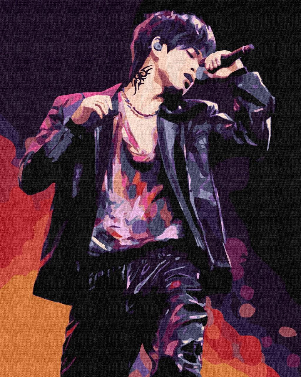 Картина за номерами БТС. Концерт 40*50 см Ідейка KHO 8375, фото 1