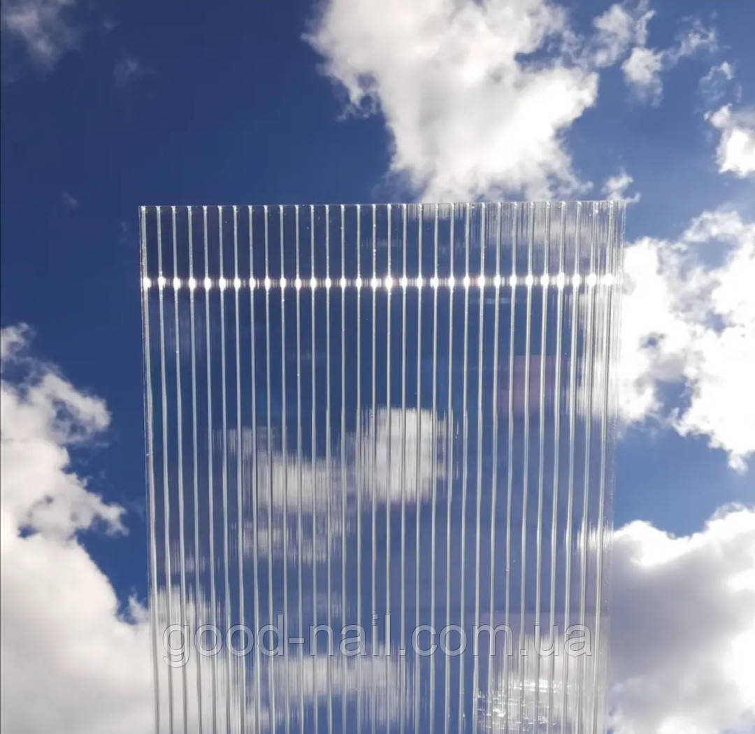 Сотовий полікарбонат прозорий Sunlite Palram 4мм, фото 1