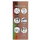 Набір для брів з трафаретами 3 в 1, 02 Темно-коричневий, фото 4