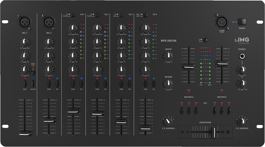 DJ контроллер IMG Stage Line MPX-206/SW