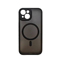 Чехол TPU+PC Anti Drop with MagSafe для iPhone 12 Цвет Black m