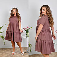 Зручне вільне літнє жіноче плаття, вибір кольорів, великі розміри 48 - 66