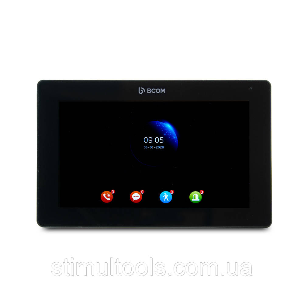 Wi-Fi відеодомофон 7" BCOM BD-770FHD/T Black з підтримкою Tuya Smart, фото 1