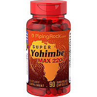 Бустер тестостерона Piping Rock Super Yohimbe Max 2200 90 Capsules