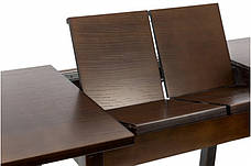 Стіл білий розкладний   Бронкс  Мікс Меблі, колір  темний горіх, фото 5