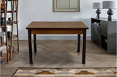 Стіл білий розкладний   Бронкс  Мікс Меблі, колір  темний горіх, фото 3