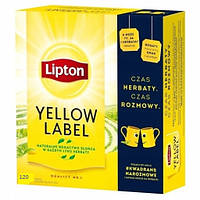 Чай черный Липтон Lipton Yellow Label 120 пакетиков