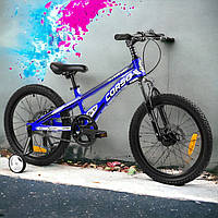Велосипед двухколесный детский 20 дюймов (рама 11", сборка 75%) Corso Speedline MG-39427 Синий