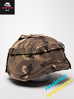 Кавер на каску Mich Украинское производство шлем маскировочный чехол Мич цвет Мультикам sd324