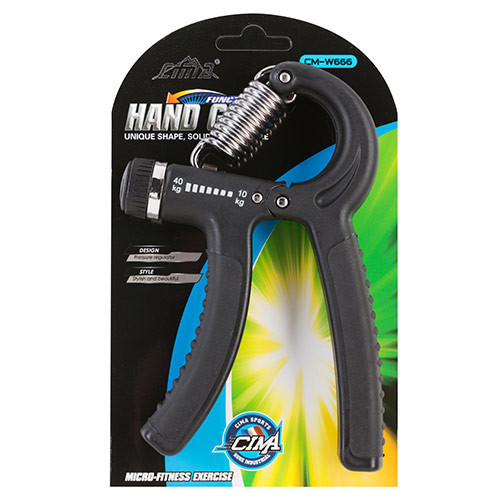 Еспандер кистьовий пластиковий чорний з навантаженням 10-40кг Cima CM-W666