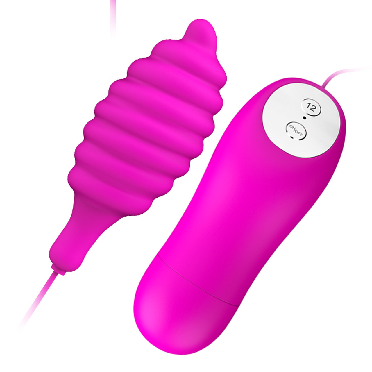 Вібростимулятор BAILE- PLEASURE SHELL, 12 vibration functions Кітті