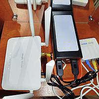 Powerbank для питания wi-fi роутера 9v 12v 50000 mAh с быстрой зарядкой и LED фонарем