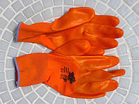Перчатки рабочие трикотажные с нанисением резинового гладкого покрытия