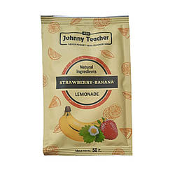 Лимонад Банан-Полуниця Johnny Teacher концентрований порційний, в стіках - 50 грам