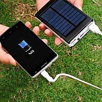 Повер банк Влагозащищенный Solar Power Bank 60000 mAh на солнечной батарее TX600 Power Bank 2 USB