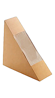Коробка паперова для сендвіча куток Крафт 100шт