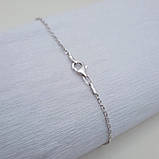 Срібний браслет з фіанітами Хлопчик, фото 4