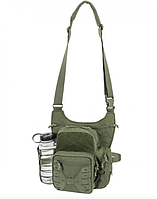 Сумка через плече HELIKON-TEX (TB-PPK-CD-02) укрепленная мужская сумка рюкзак тактический слинг Зеленая