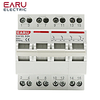 Перемикач I-0-II з загальним виходом зверху, 4-пол., 63А/400В EARU ELECTRIC
