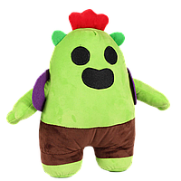 М'яка іграшка Бравл Brawl stars Спайк 33 см, М'які іграшки бравл старс