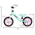 Велобіг велосипед Kidwell REBEL Mint, фото 6