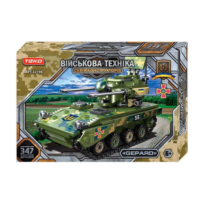 Конструктор "Воєна техніка" 32198 "Teko", 347 деталей, САУ "Gepard"