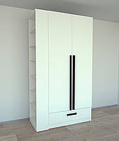 Шкаф для вещей Tobi Sho Элин-2 Люкс, 2200х1200х600 мм цвет Белый