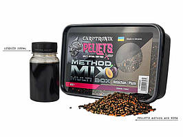 Пелетс Carptronik Multi BOX Метод Мікс + Ліквід (Білачан/Слива)