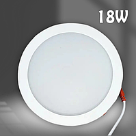 Врізний круглий світильник світлодіодний 18 Ватів Biom CB-R18W-5  5000К