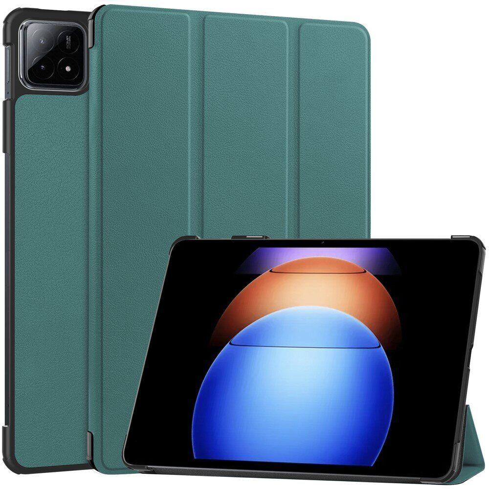 Чохол книжка Crazy Horse на Xiaomi Pad 6S Pro (12.4") / зелений